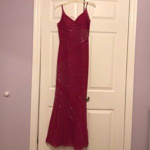 Fuscia gown
